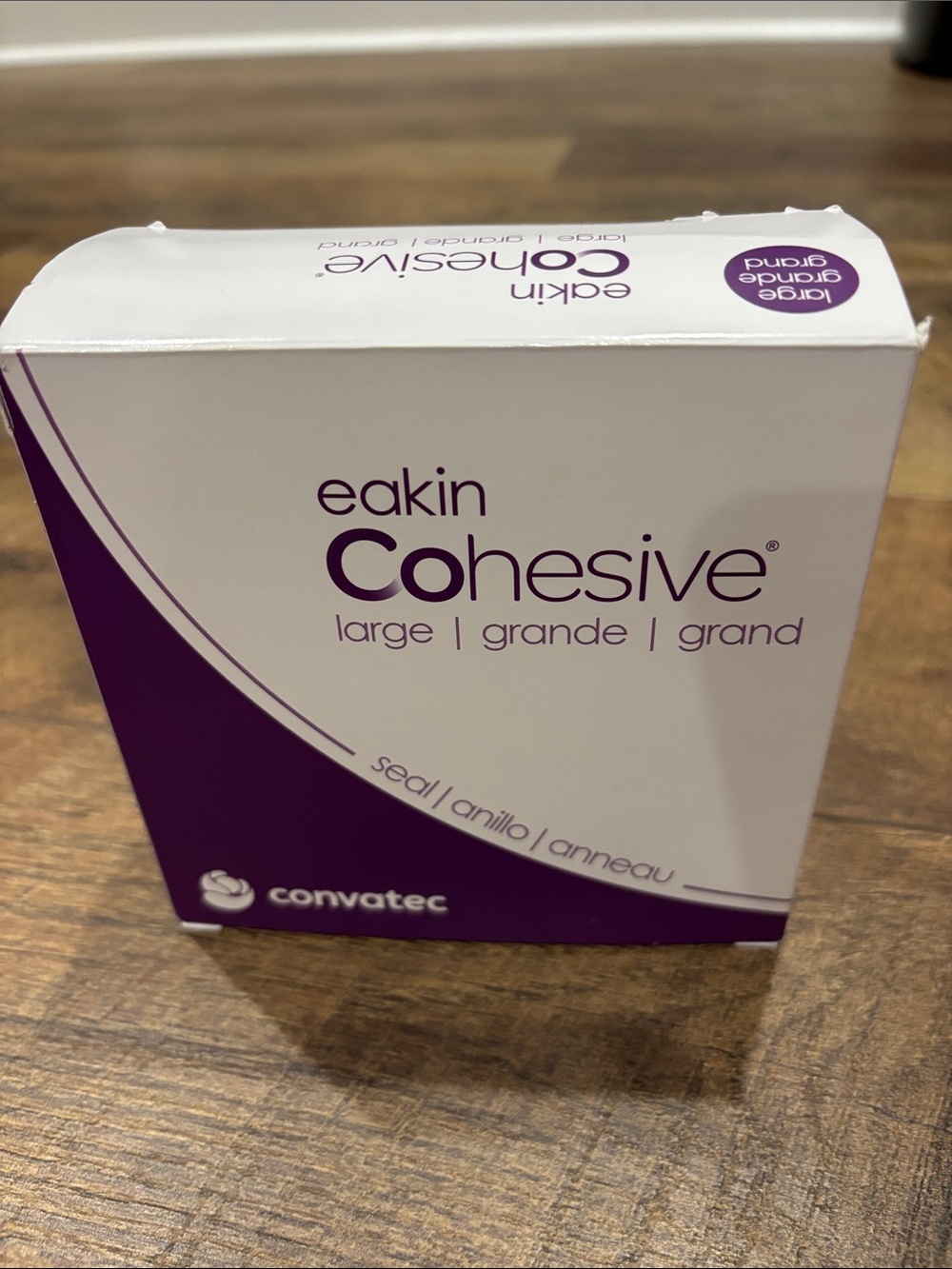Cohesive Large Ostomy Seal - Purple
